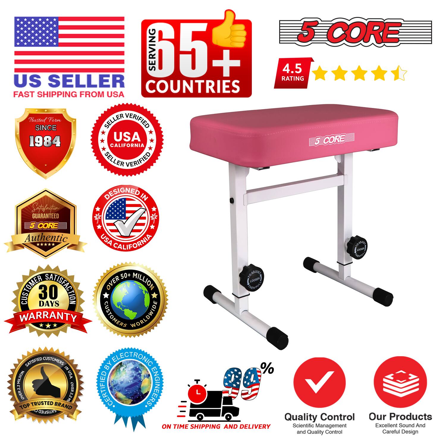 5 CORE US SELLER SERVING 65+ COUNTRIES FAST SHIPPING FROM USA  
Busted Form SELLER VERIFIED SINCE 1984  
USA CORE CALIFORNIA SELLER VERIFIED  
DESIGNED IN USA  
SATISFACTION GUARANTEED  
5 CORE Authentic USA CALIFORNIA  
50+ TOABLESS LOOSEN CUSTOMER  
30 DAYS WARRANTY  
OVER 2.2 MILLION SATISFIED CUSTOMERS WORLDWIDE  
TRUSTED BRAND  
CERTIFIED BY ELECTRONIC ENGINEERS  
Quality Control  
ON TIME SHIPPING AND DELIVERY  
Scientific Management  
Excellent Sound And Quality Control  
Careful Design
