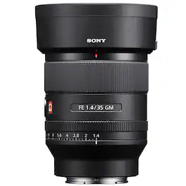 Sony - FE 35mm f/1.4 GM Lens, Bundle with 67mm Digital Essentials Filter Kit and 15x15" Lens Wrap