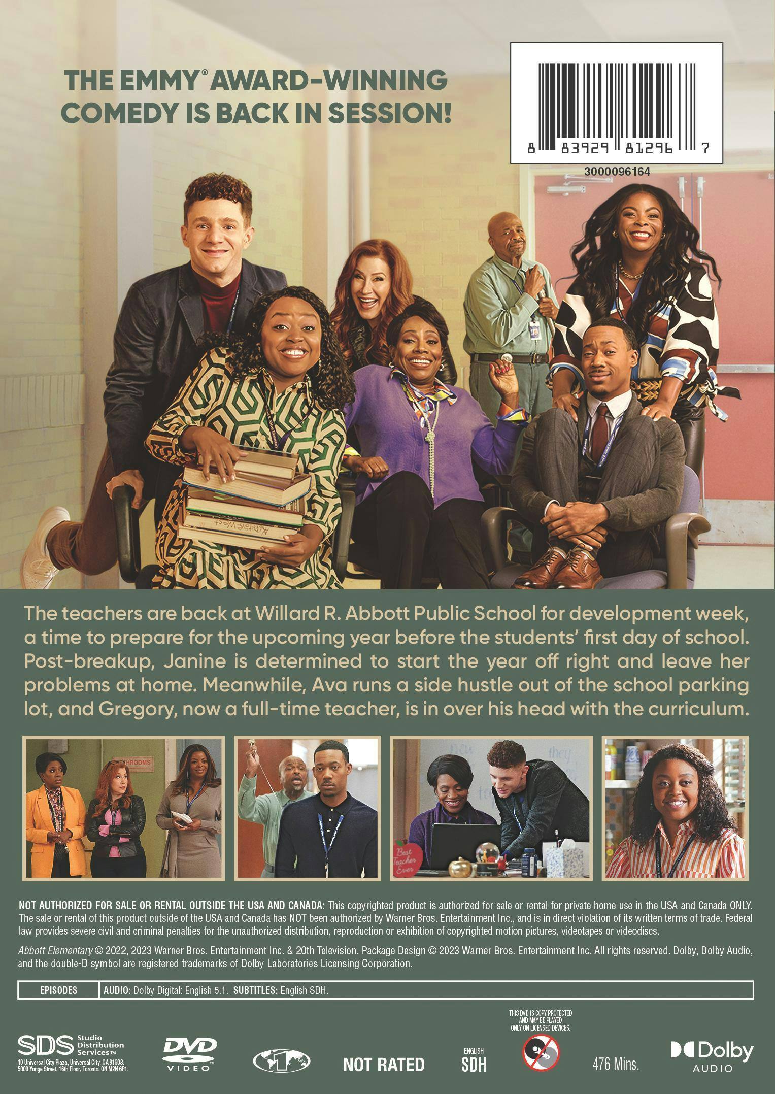 Back. Abbott Elementary: The Complete Second Season (Box Set) [DVD].