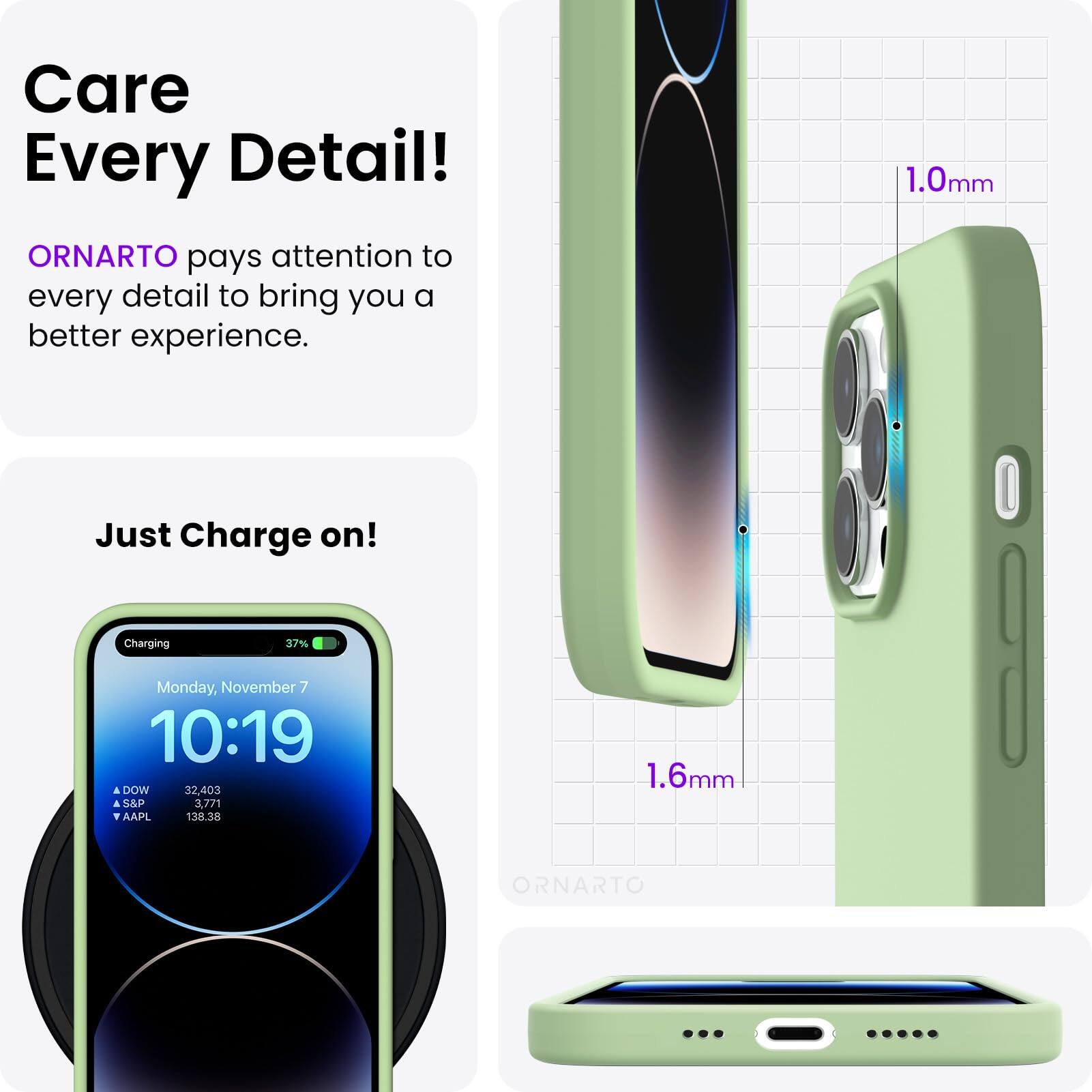 Care Every Detail! ORNARTO pays attention to every detail to bring you a better experience. 1.0mm Just Charge on! Charging 37% Monday, November 7 10:19 DOW 32,403 SAP 3,771 AAPL 138.38 1.6mm ORNARTO
