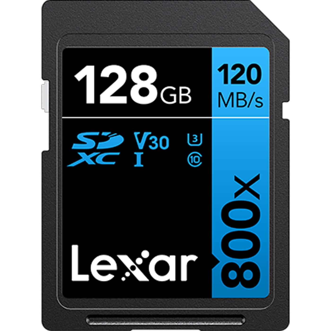 Lexar - High-Performance 800x PRO BLUE Series 128GB SDHC Memory Card LSD0800P128G-BNNNU