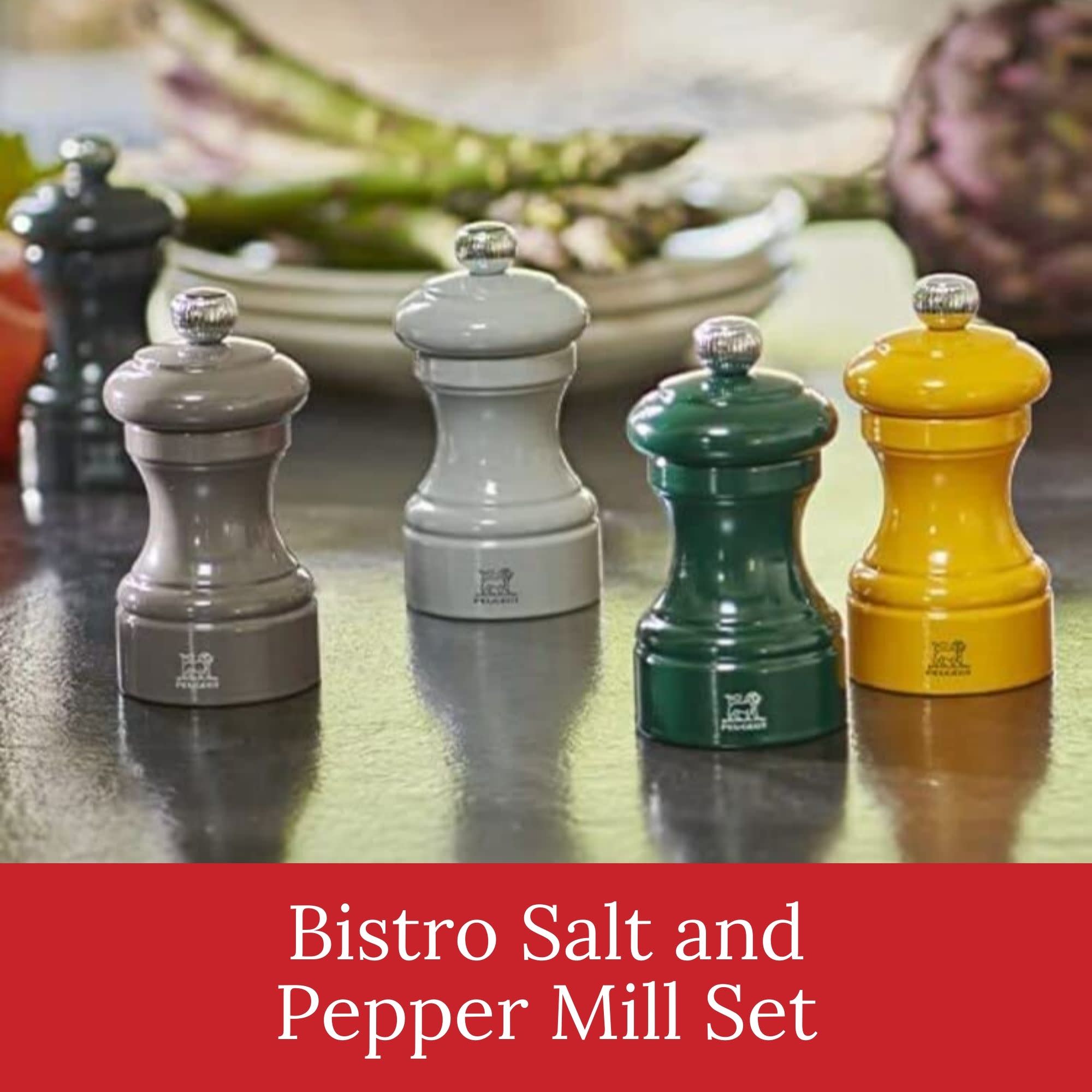 Bistro Salt and Pepper Mill Set