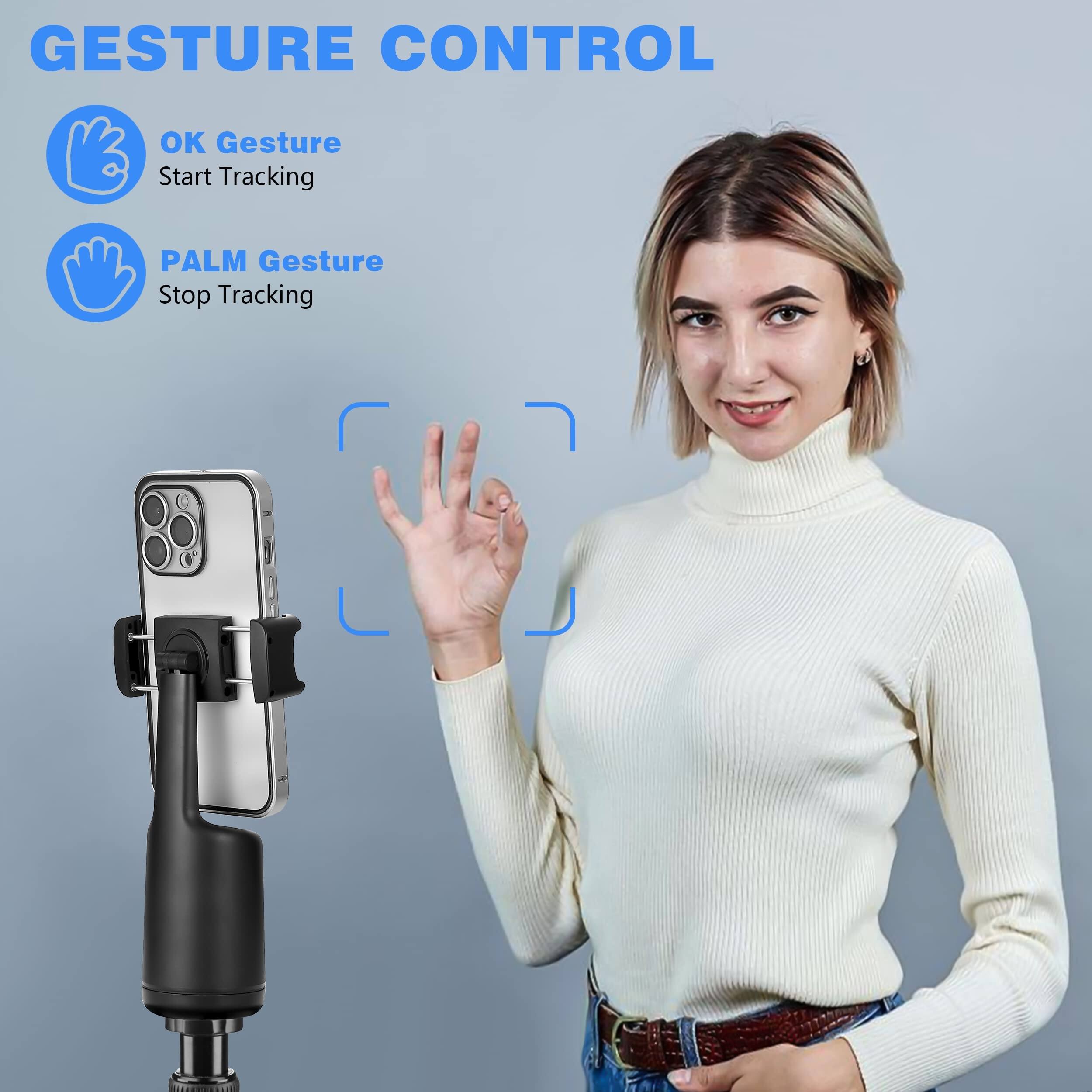 GESTURE CONTROL

OK Gesture
Start Tracking

PALM Gesture
Stop Tracking