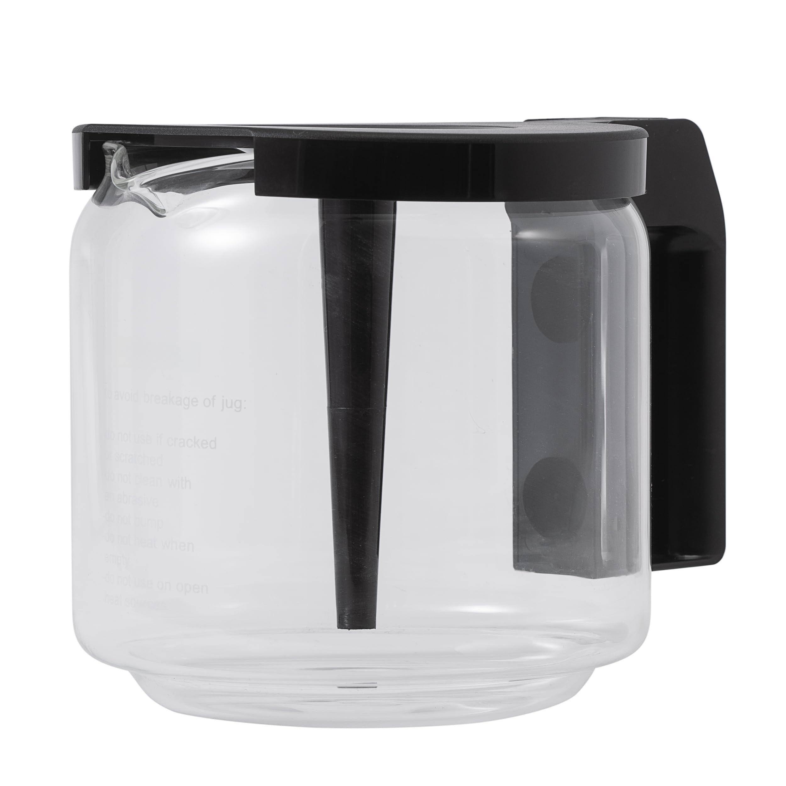 void breakage of jug:  
not use - cracked  
actual with abrasive pump or heat when on open