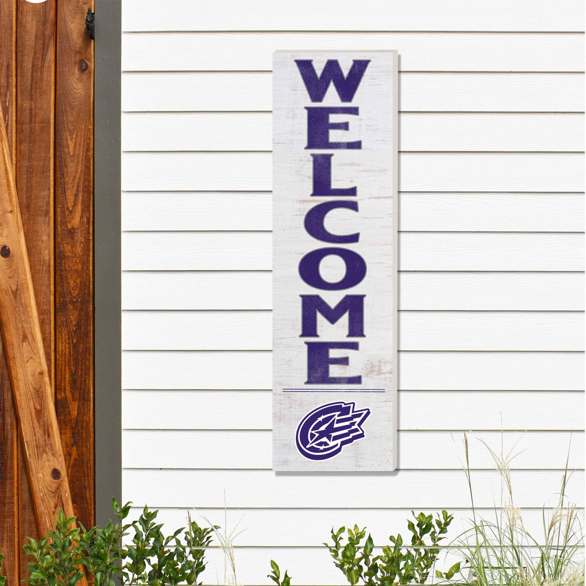 Alt View 1. Jardine - Capital University Comets 10'' x 35'' Indoor/Outdoor Welcome Sign - White.