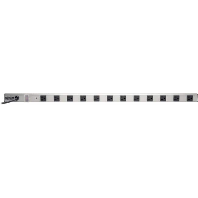 Tripp Lite - by Eaton 12-Outlet Vertical Power Strip 120V 15A 6 ft. (1.83 m) Cord 5-15P 36 in. - NEMA 5-15P - 12 x NEMA - Black
