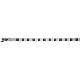 Tripp Lite - by Eaton 12-Outlet Vertical Power Strip 120V 15A 6 ft. (1.83 m) Cord 5-15P 36 in. - NEMA 5-15P - 12 x NEMA - Black