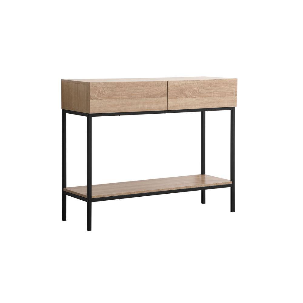 Alt View 2. Elegant Decor - 42 inch console table in mango wood - Mango Wood.