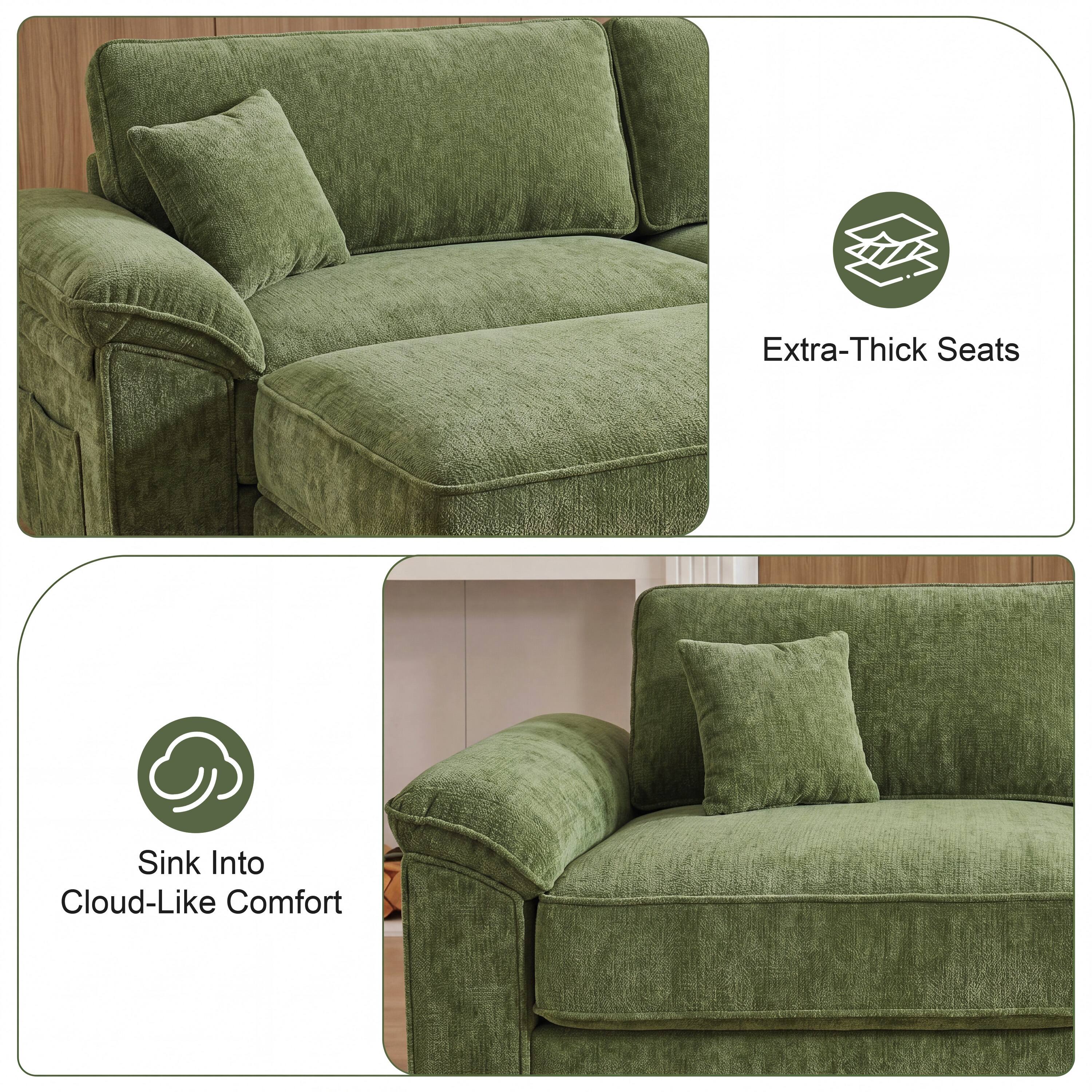Extra-Thick Seats Sink Into Cloud-Like Comfort