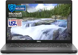 Dell - 5400 14" Refurbished Laptop - Intel 8th Gen Core i5 with 16GB RAM - Intel UHD Graphics 620 - 512GB SSD - Black
