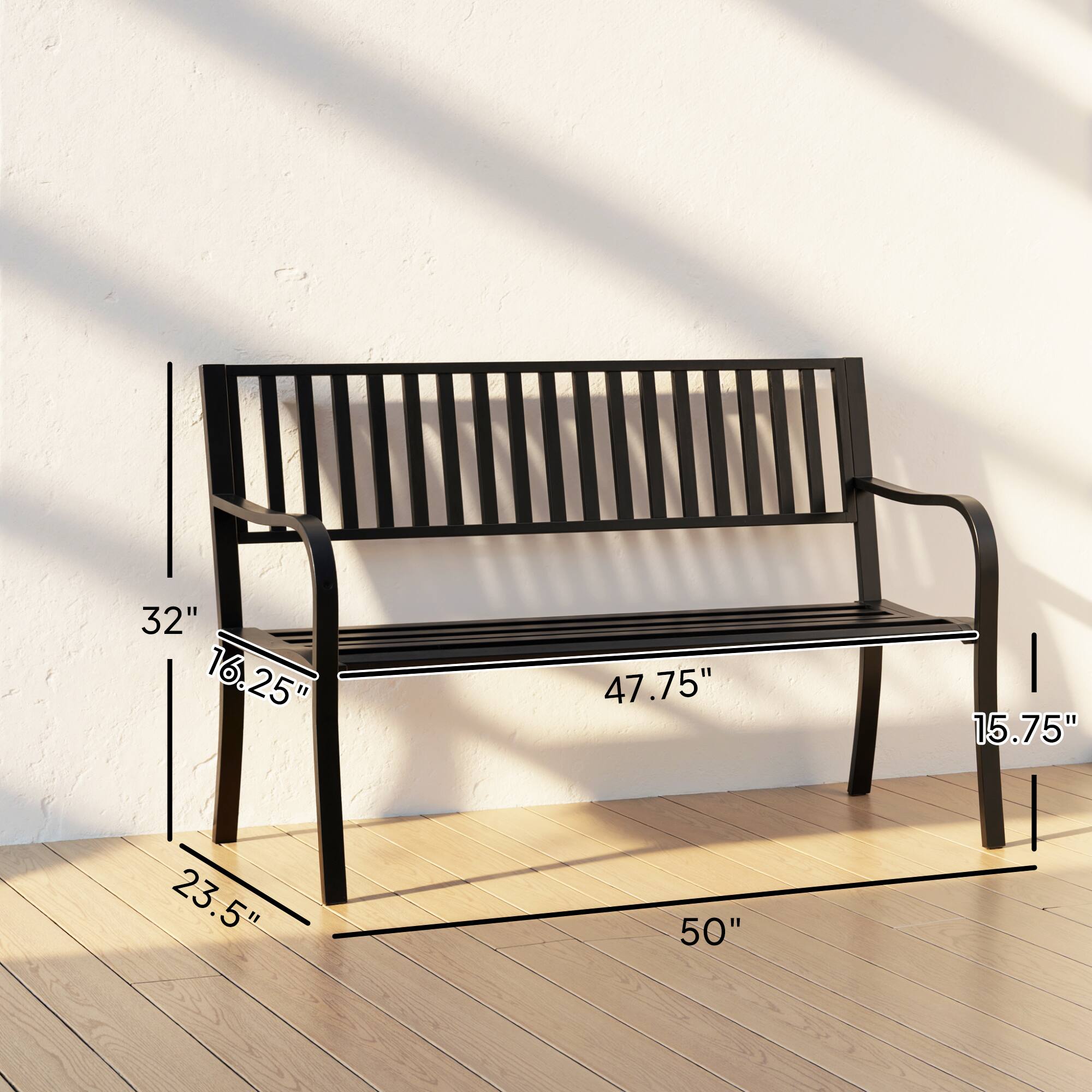 32" 16.25" 47.75" 15.75" 23.5" 50"