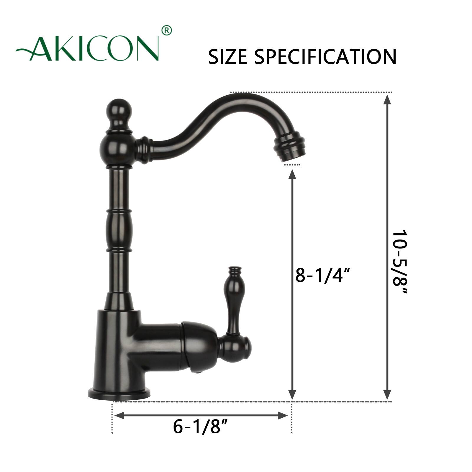 AKICON SIZE SPECIFICATION  
8-1/4"  
10-5/8"  
6-1/8"