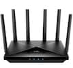 Front. Cudy - BE6500 WiFi 7 Router Dual Band Gaming Router, 2.5G WAN Port, 6500Mbps, VPN, APP Supported - Black - Black.