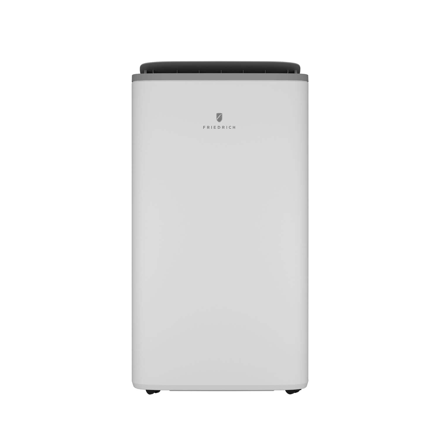 Front. Friedrich - 12000 BTU (7500 DOE) 500 Sq. Ft Dual Pump Portable Air Conditioner Cool Only Wifi Enabled - White - White.