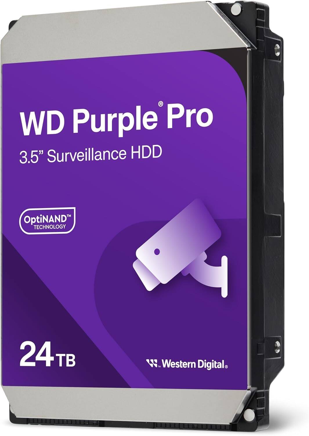 WD Purple Pro 3.5" Surveillance HDD OptiNAND TECHNOLOGY 24TB - Western Digital