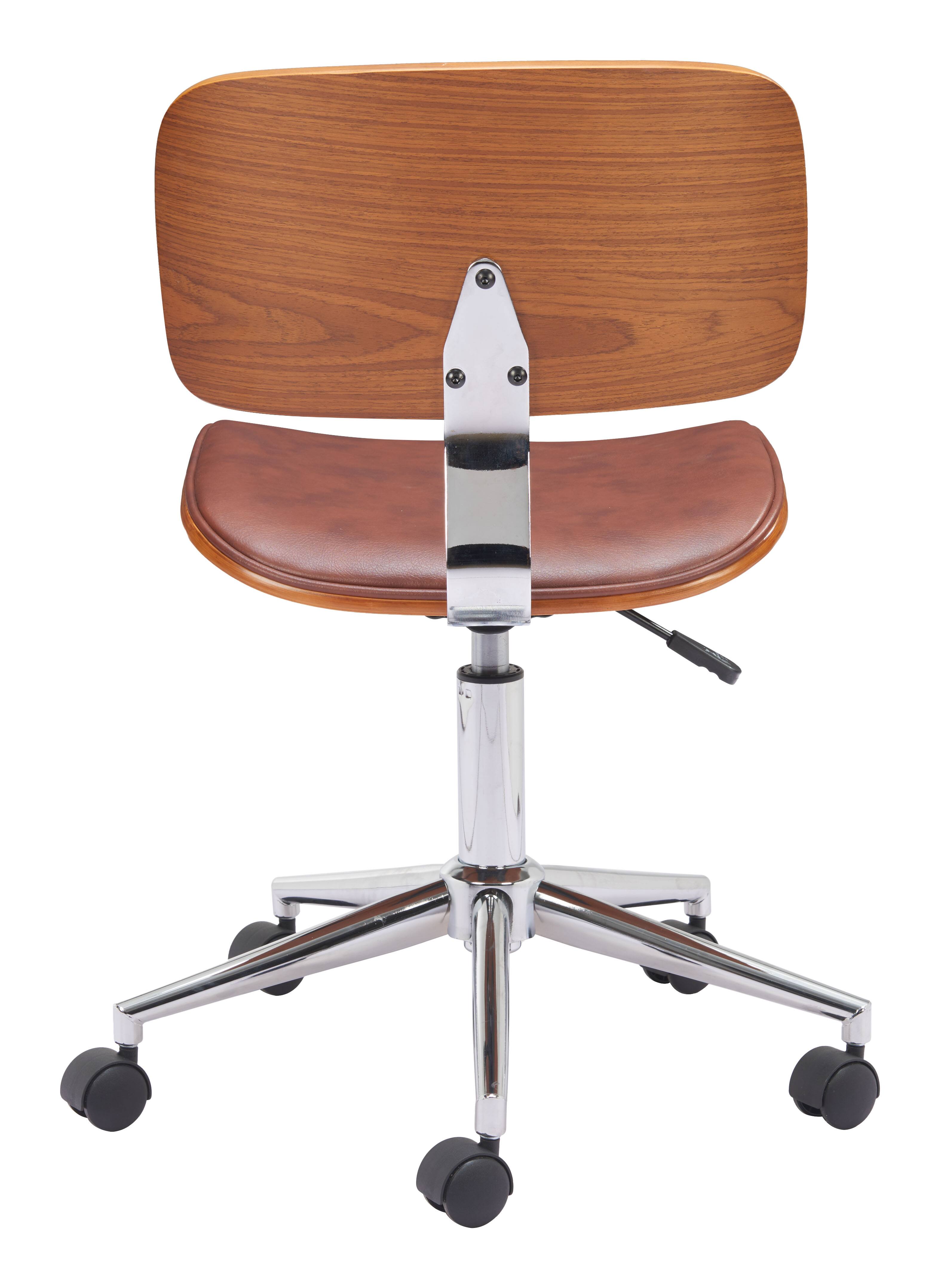 Alt View 2. Hivvago - Duravel Office Chair Brown - Brown.