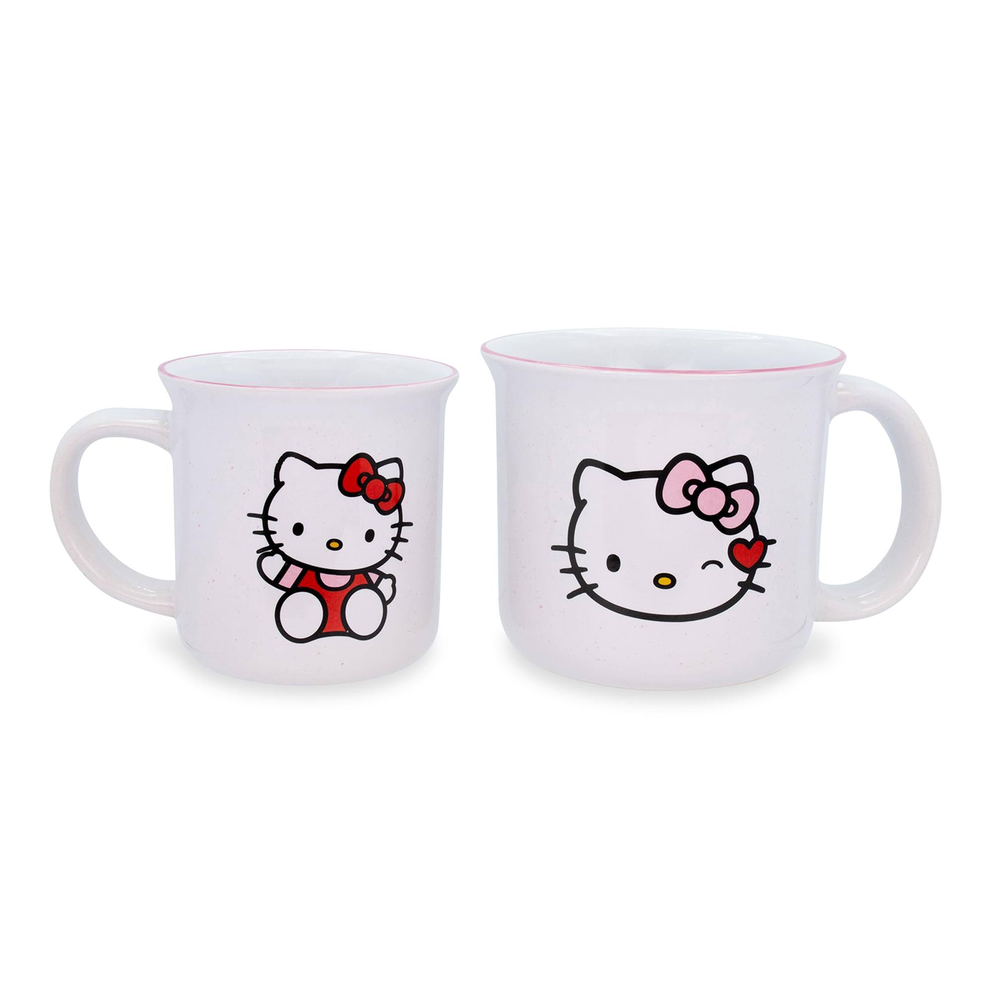 Silver Buffalo - Hello Kitty 9 and 16 Ounce Ceramic Camper Mug Set of 2 - Red price history on PriceWatchPro