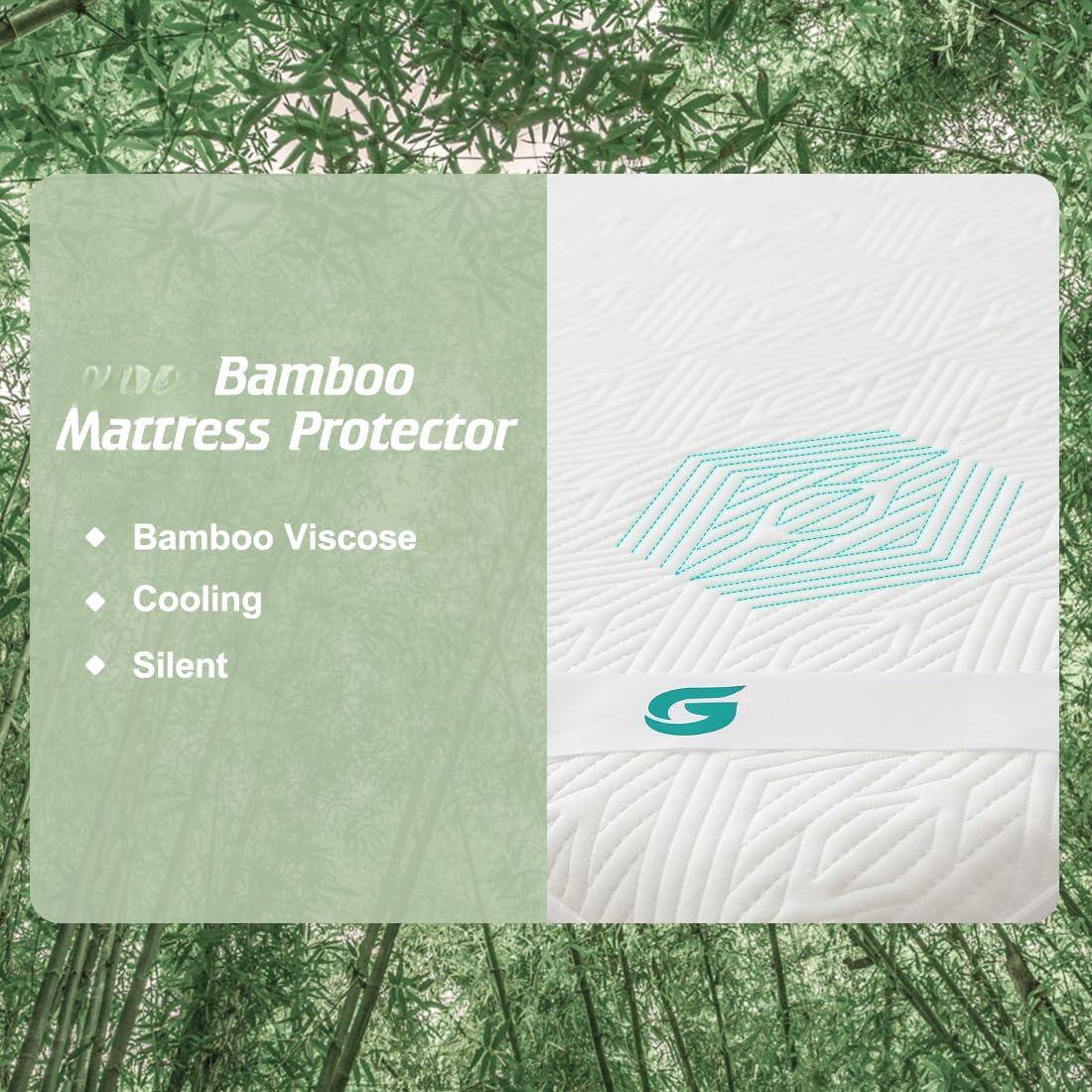 Bamboo Mattress Protector

- Bamboo Viscose
- Cooling
- Silent