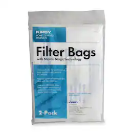 Kirby - Micron Magic HEPA Filter Bags for F-Style & Twist-Style Vacuums - 2 Pack - White