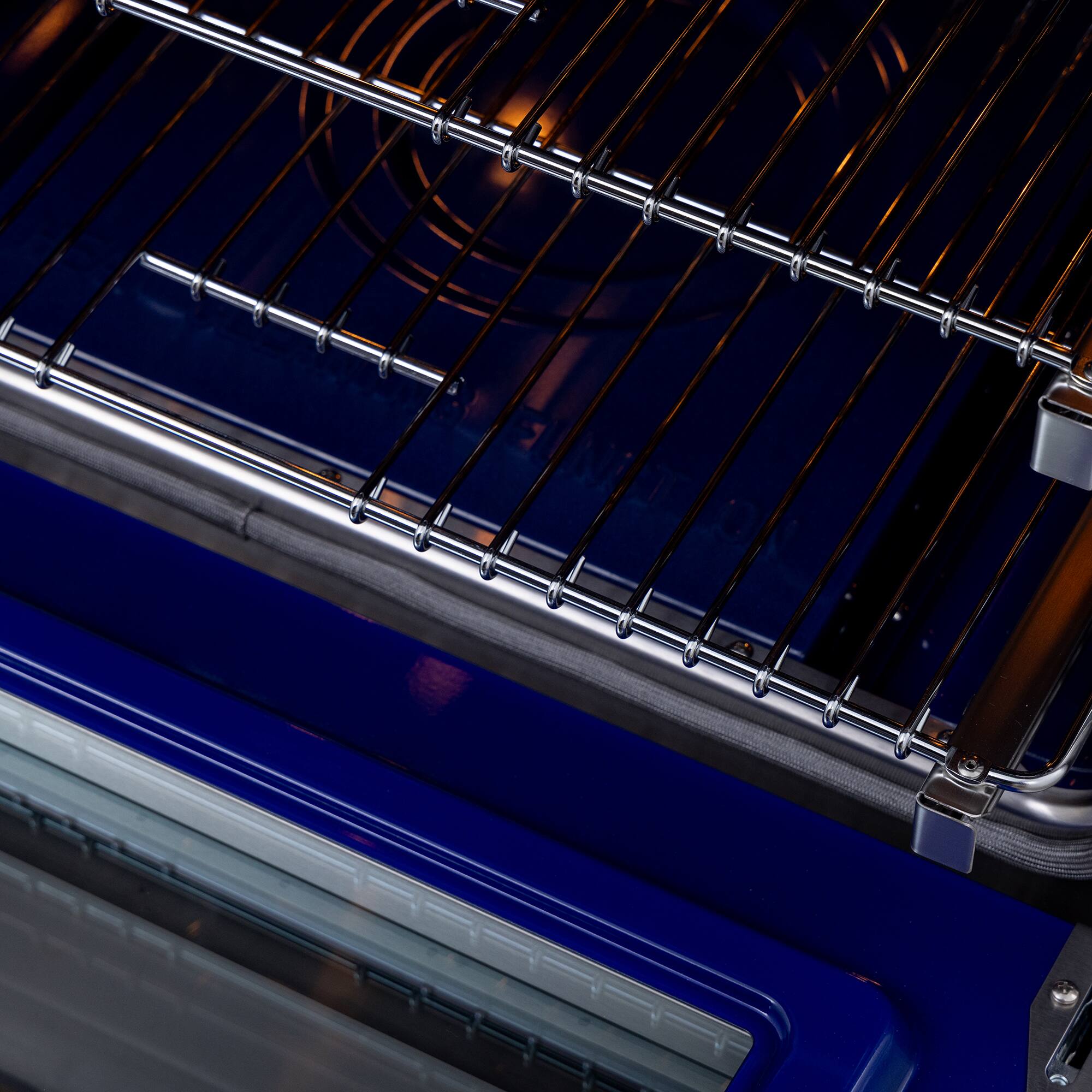 Back. Kucht - 30 in. 4.2 cu. ft. 4 Burners Dual Fuel Range for Propane Gas in Stainless Steel + Under Cabinet Range Hood - Stainless Steel.