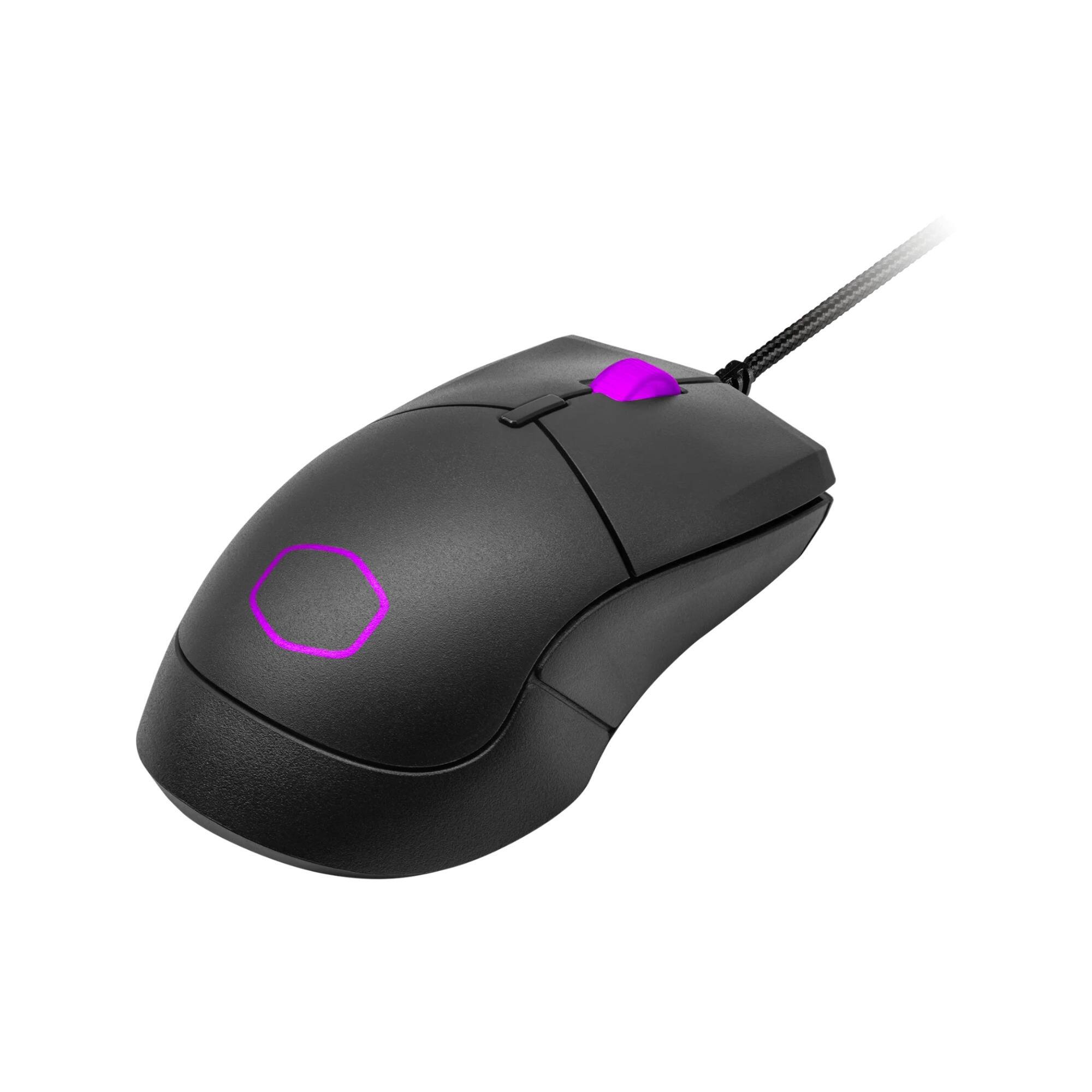 Left. Cooler Master - Cooler Master MM310 Wire Gaming Mouse with 12000 DPI Sensor (Black) - Black.