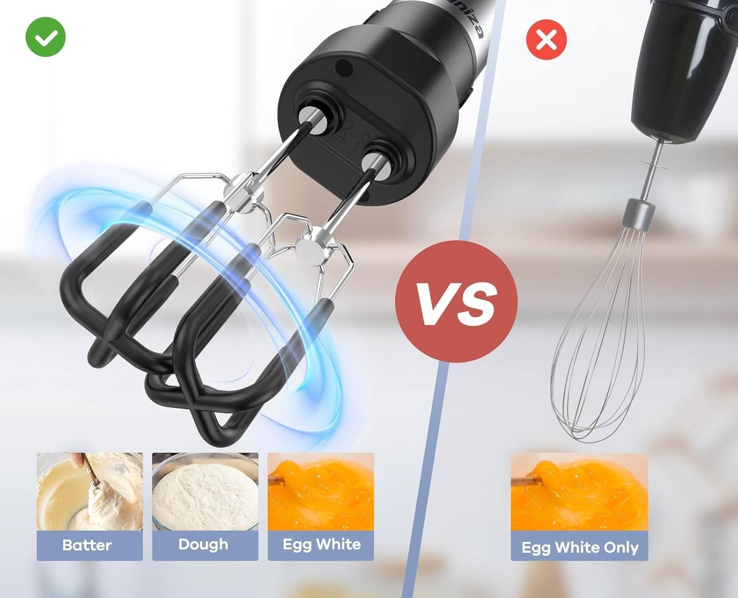 esin X VS Batter Dough Egg White Egg White Only