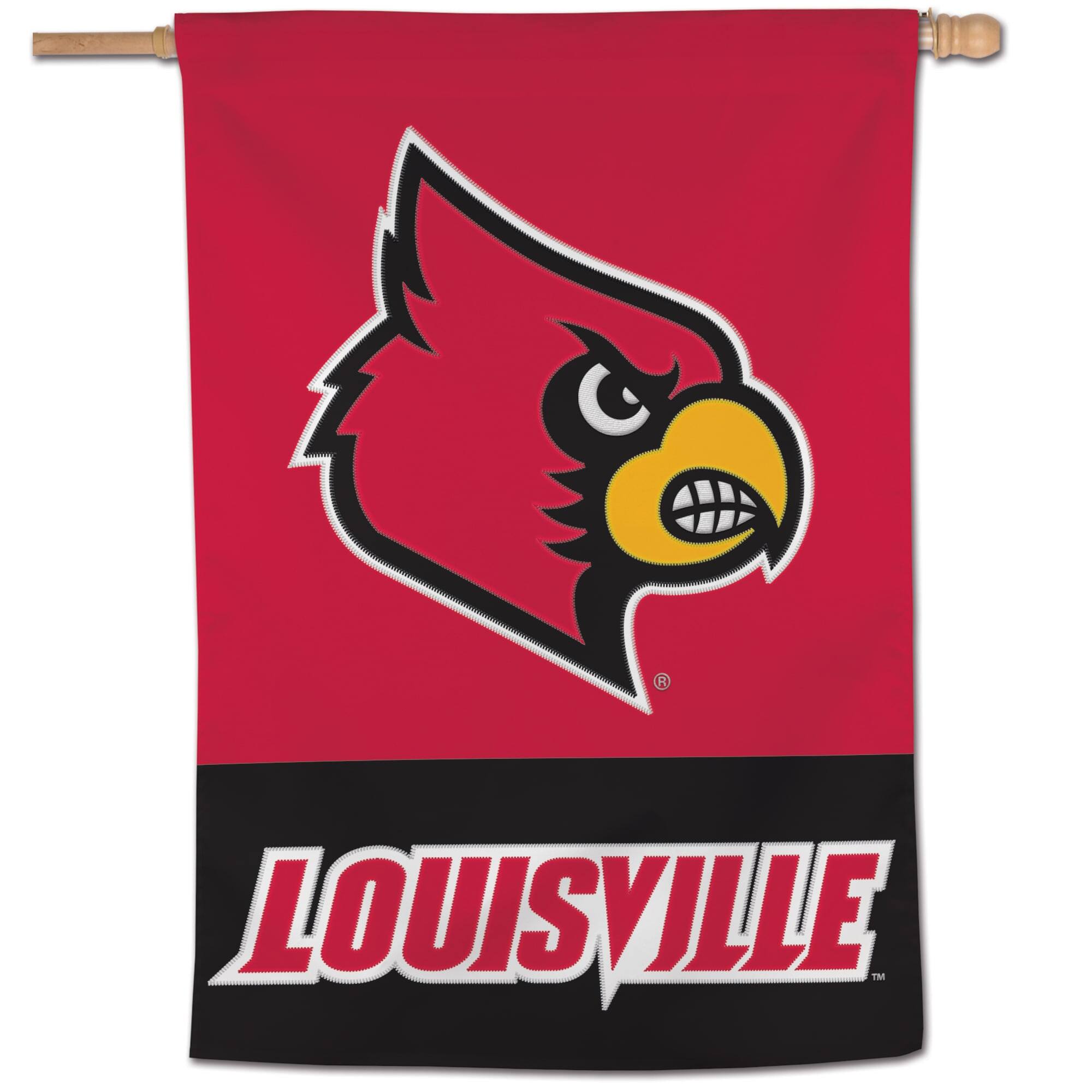 WinCraft - Louisville Cardinals 28" x 40" Applique Vertical Banner - Multicolor