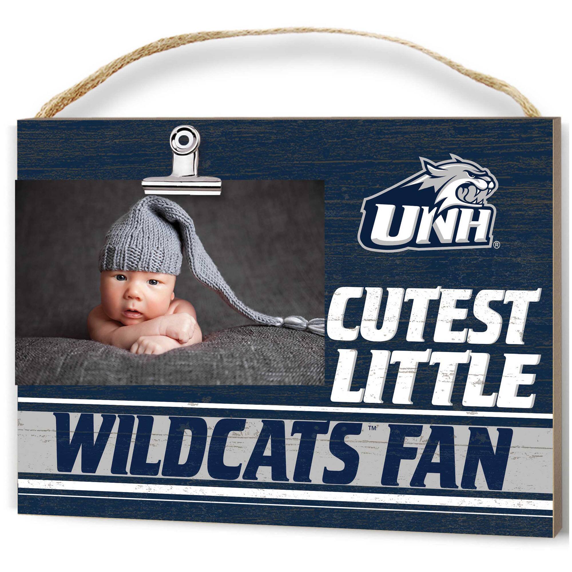 New Hampshire Wildcats 8" x 10" Cutest Little Team Logo Clip Photo Frame