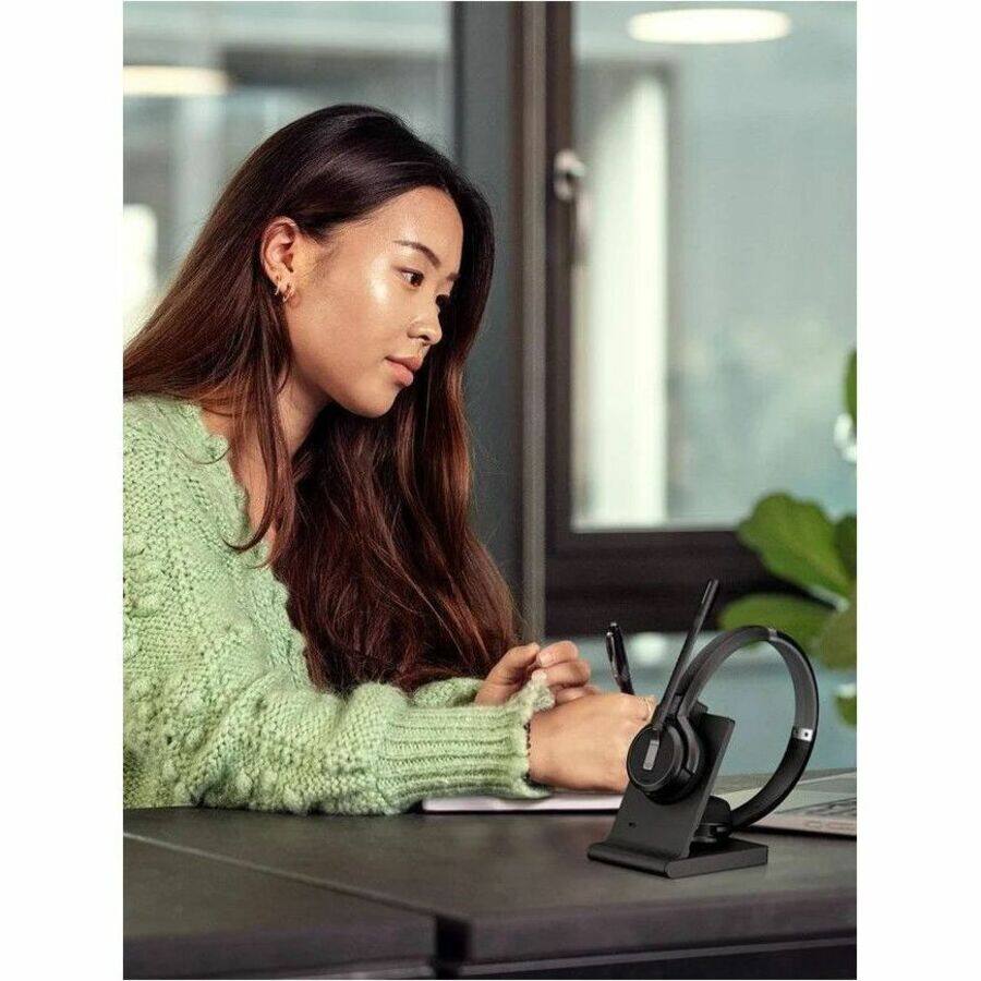 Alt View 6. EPOS - EPOS IMPACT 5000 Go Headset - Microsoft Teams Certification - Stereo - Wireless - DECT - 442 ft - 16 Ohm - 20 Hz to 20 - Black.