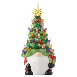 Casafield - Pre-Lit Hand-Painted Ceramic Christmas Vintage Tabletop Décor - Multi
