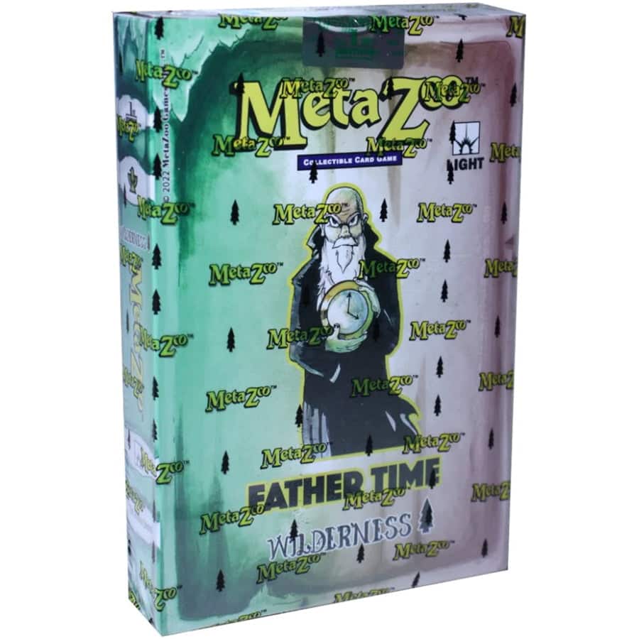 MetaZoo games - MetaZoo: Cryptid Nation TCG - Wilderness 1st Edition Theme Deck - Father Time price history on PriceWatchPro