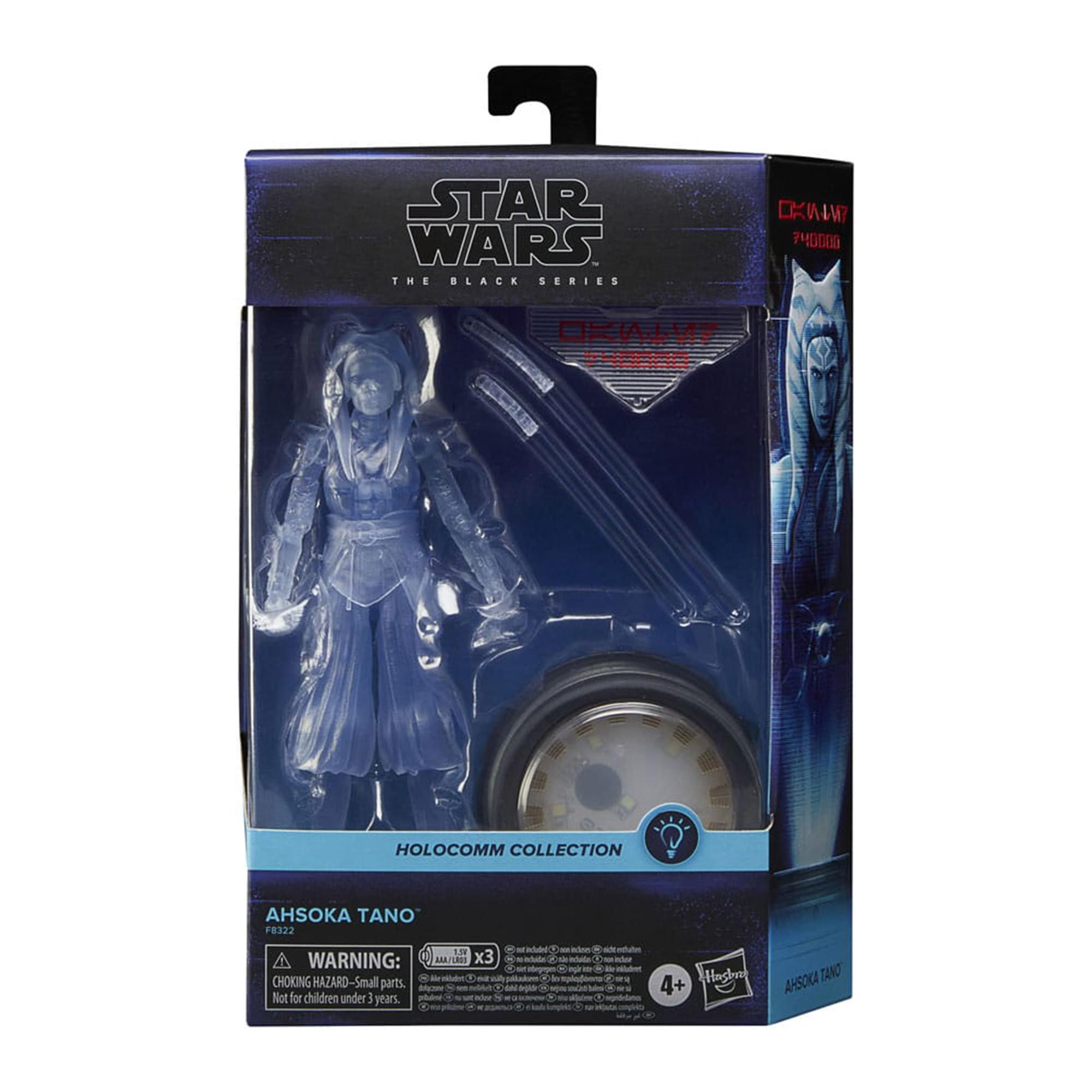 STAR WARS THE BLACK SERIES OKM7 740000 ELMY 7400DO S HOLOCOMM COLLECTION AHSOKA TANO F8322 1.98 WARNING: 8AR/U8 x3 CHOKING HAZARD-Small parts. Not for children under 3 years. - 4+