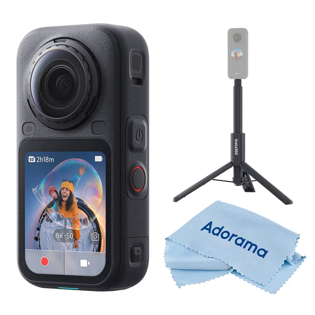 SD 2h18m  
Insta360  
8K-50  
Adorama