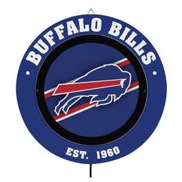 Evergreen Enterprises - Buffalo Bills 15" LED Round Metal Lit Wall Sign - Multicolor