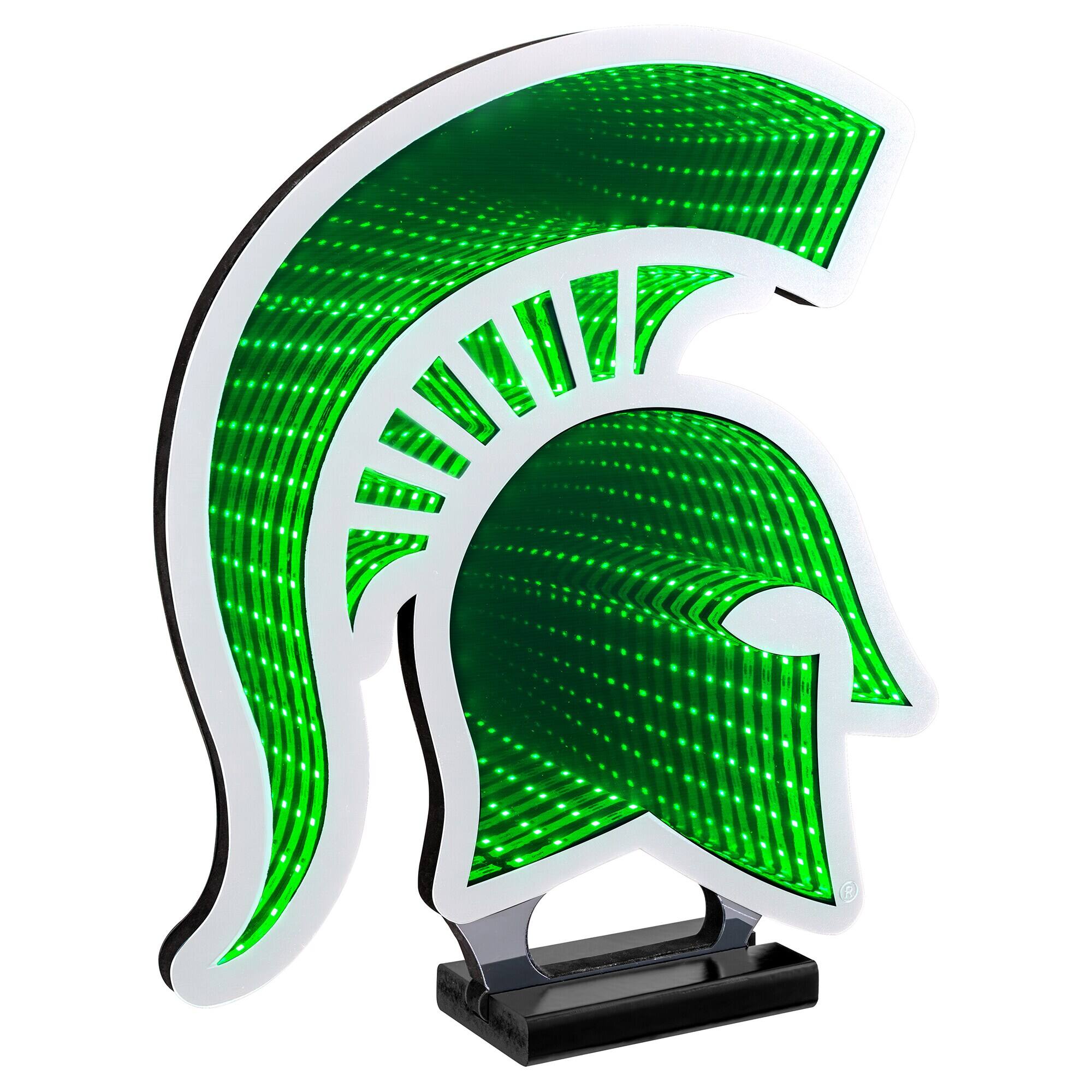 Michigan State Spartans LED Infinity Logo Light