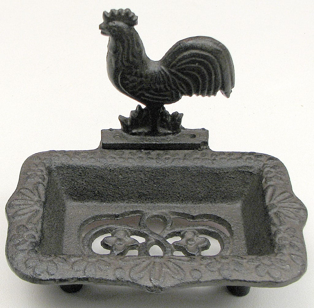 BreeBe - Rooster Soap Dish - Gray