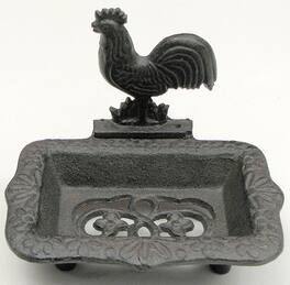 BreeBe - Rooster Soap Dish - Gray