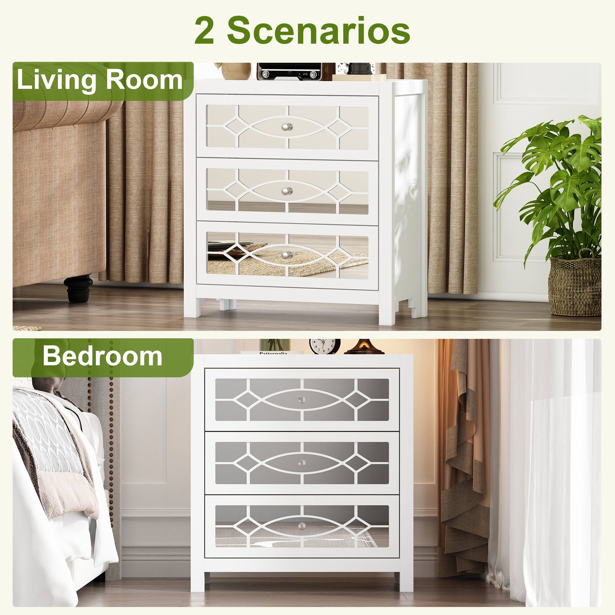 2 Scenarios
Living Room
Bedroom