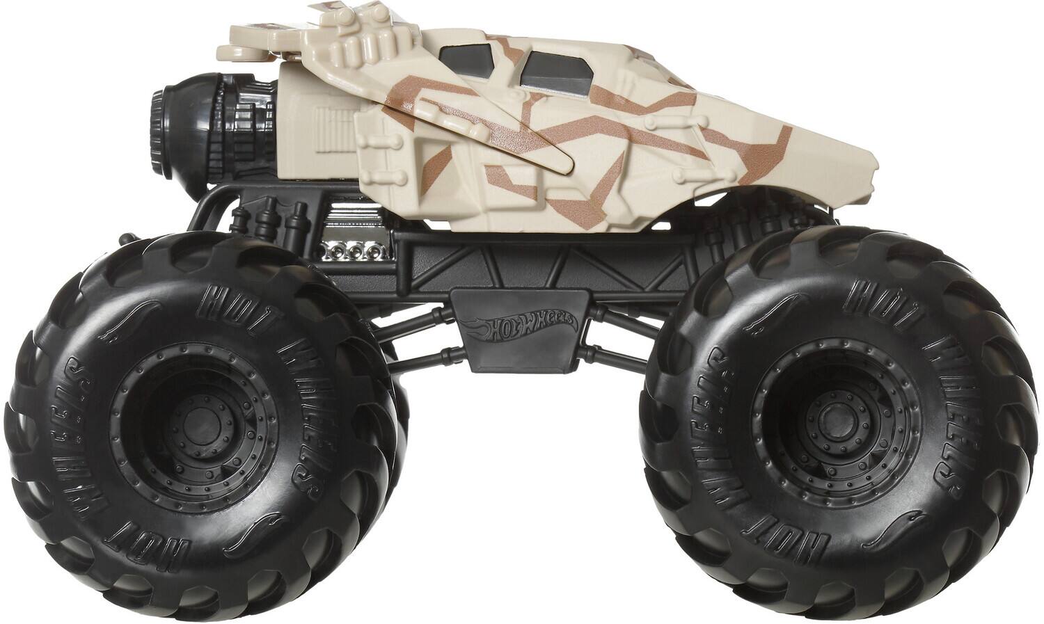 Alt View 3. Mattel - Hot Wheels Monster Trucks: Oversized 1:24 Die-Cast Batman Vehicle (DC)   - COLLECTIBLES - Multicolor.