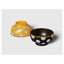 Pegasus - Pittsburgh Steelers 6" Home & Away Two-Piece Serving Bowl Set - Multicolor