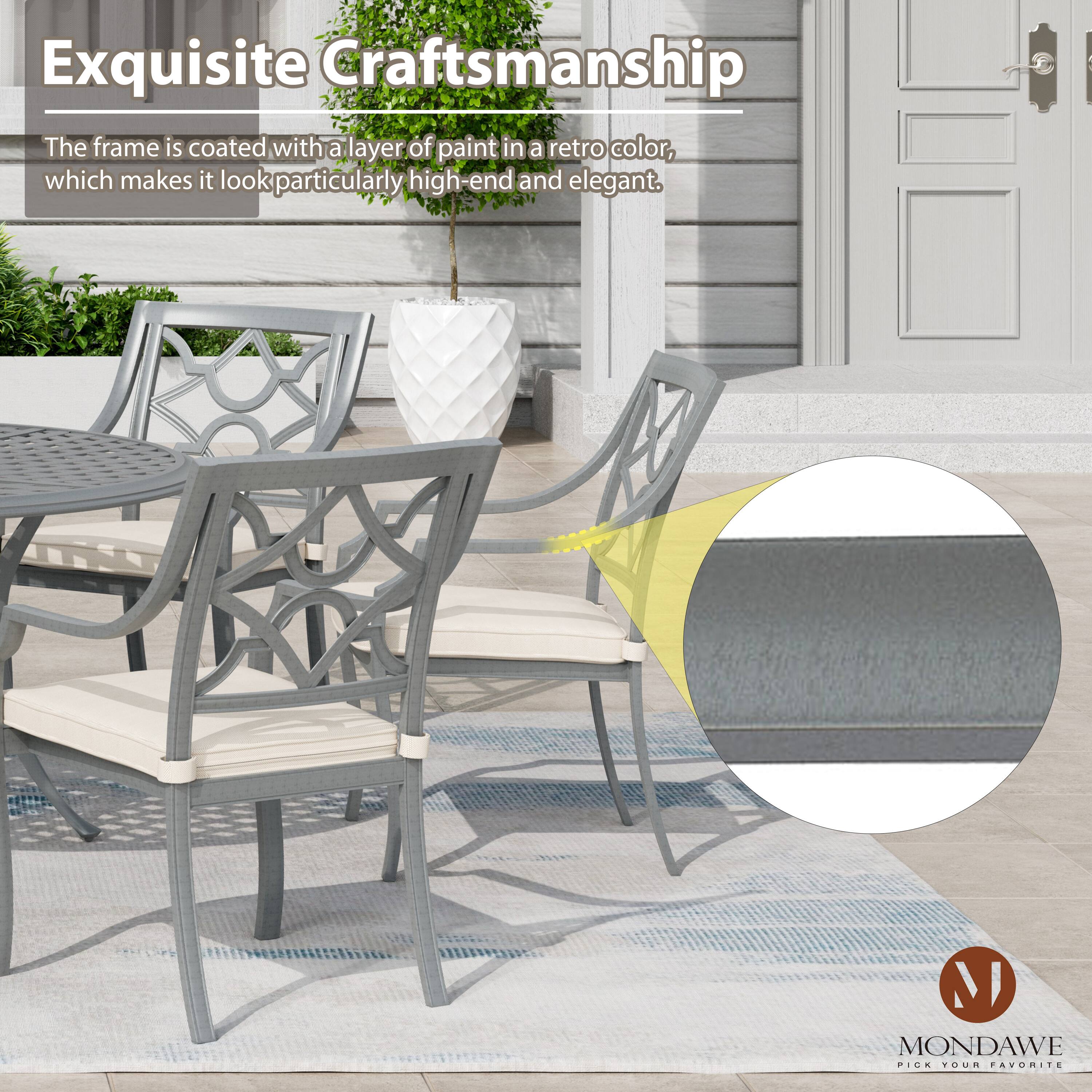 Exquisite Craftsmanship

The frame is coated with a layer of paint in a retro color, which makes it look particularly high-end and elegant.

MONDAWE
PICK YOUR FAVORITE