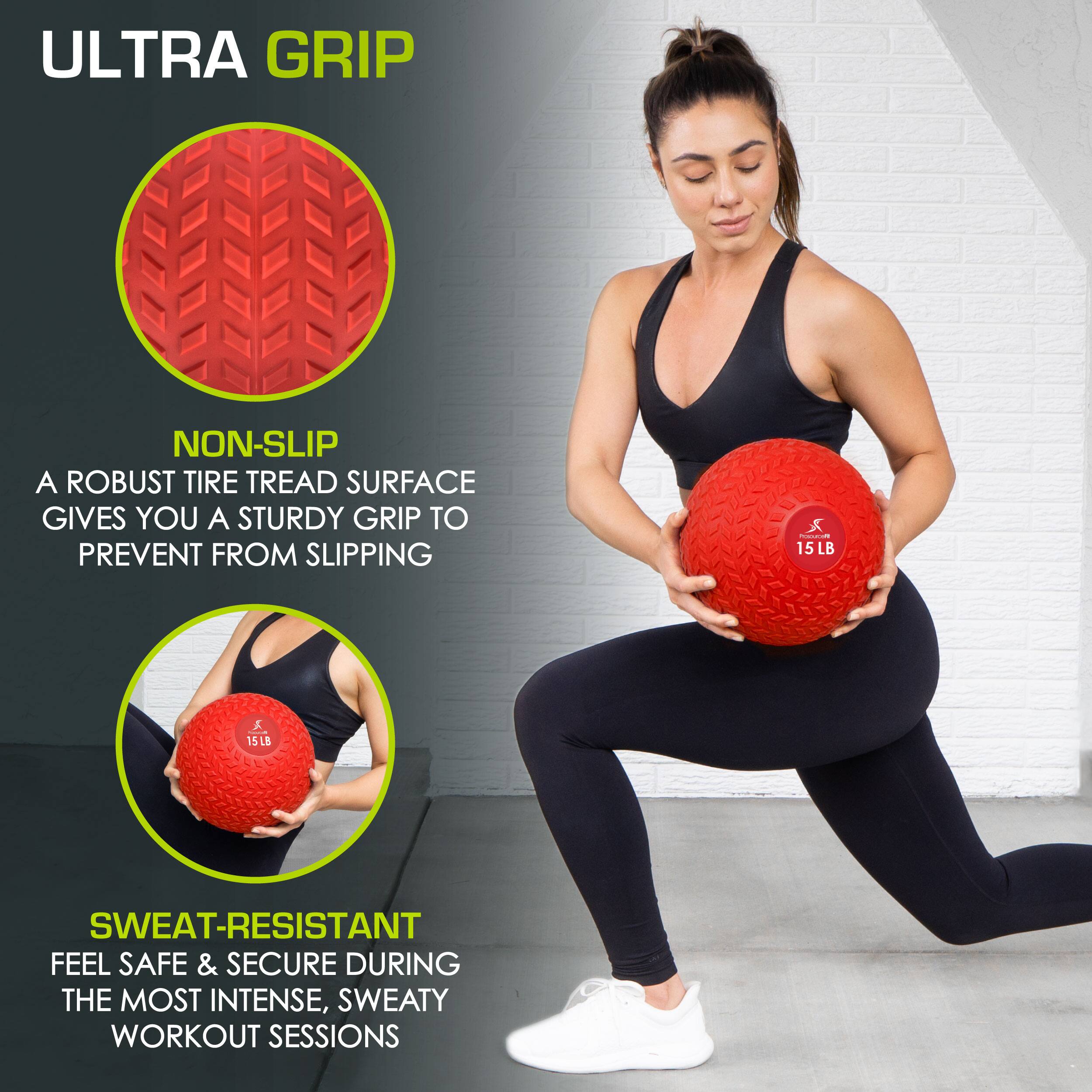ULTRA GRIP NON-SLIP A ROBUST TIRE TREAD SURFACE GIVES YOU A STURDY GRIP TO PREVENT FROM SLIPPING

15 LB A 15LB SWEAT-RESISTANT FEEL SAFE & SECURE DURING THE MOST INTENSE, SWEATY WORKOUT SESSIONS