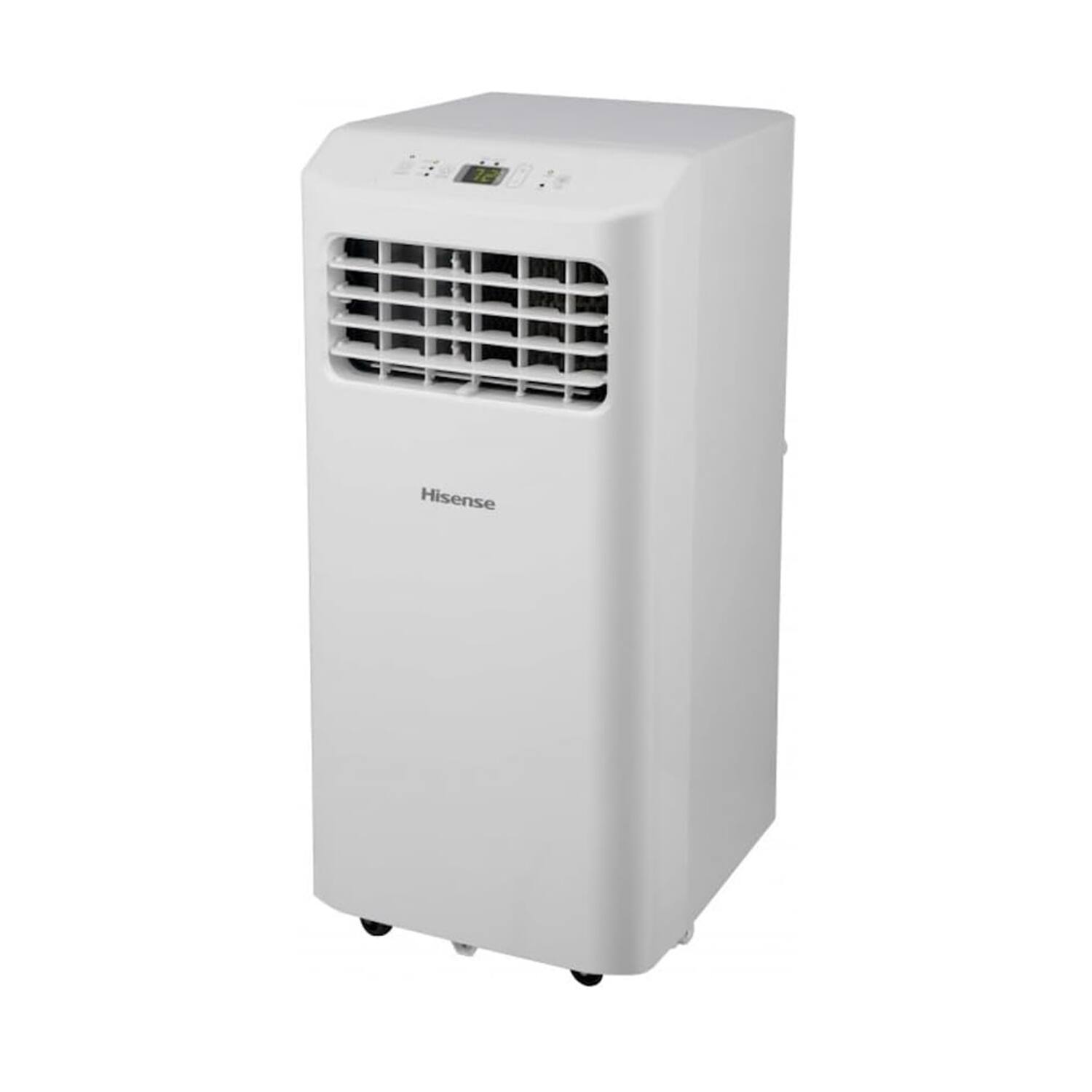Front. Hisense - Portable Air Conditioner 5000-BTU DOE (115-Volt) Vented - White.