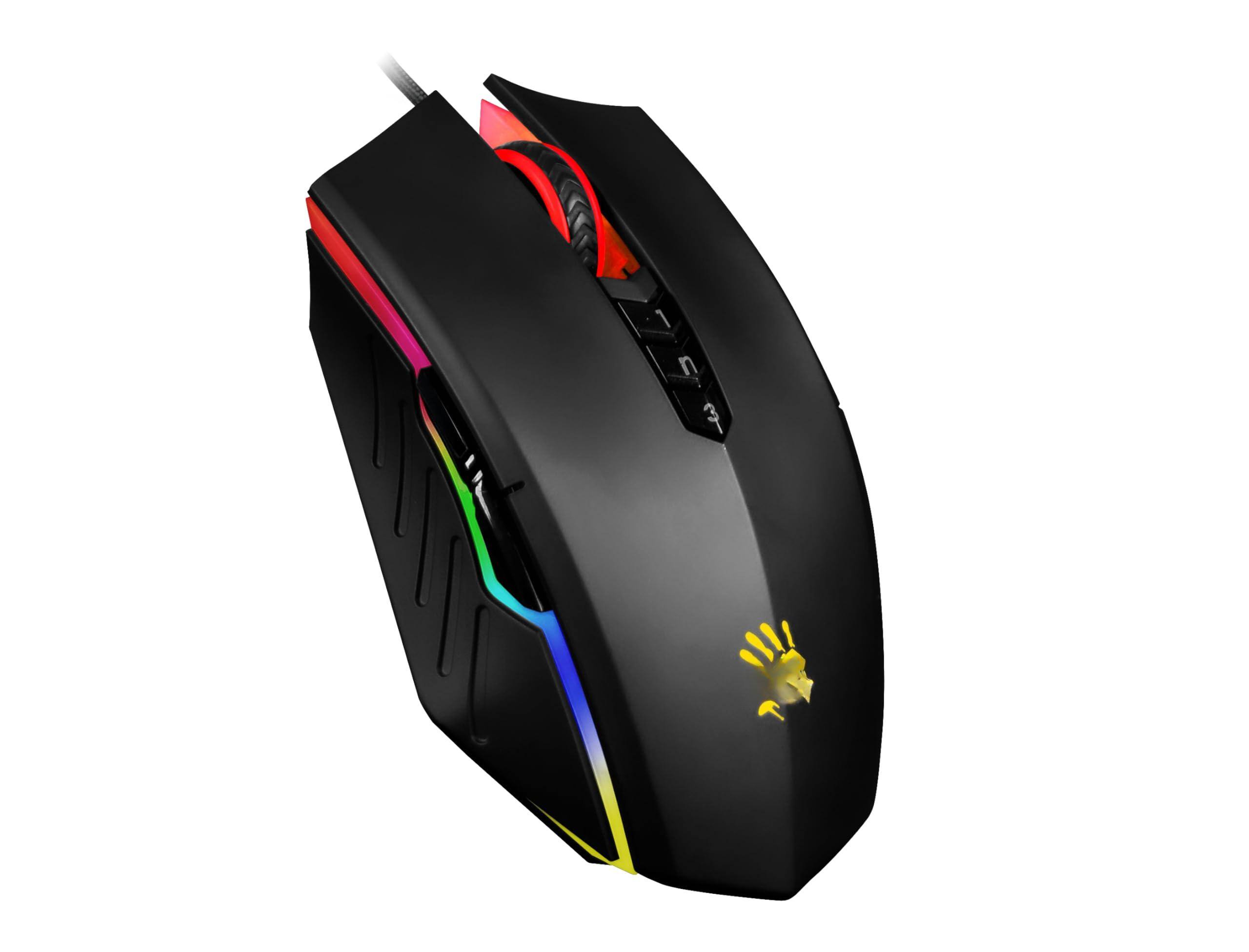 Back. HM 1810 - A70x Optical Gaming Mouse With Strike & Scroll - Fully And Advance Macros - A70.
