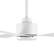 Alt View 7. Breezary - 42" Modern Indoor Ceiling Fan, 3 ABS Blades, 6-Speed DC Motor, Remote Control, Timer, 5'' Downrod, Light/No Light Option - Muted white.