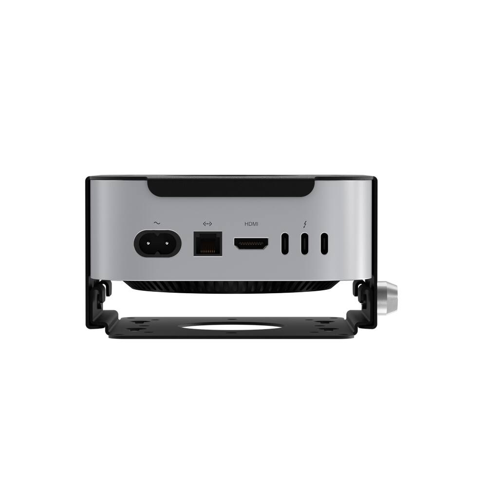 Alt View 2. RackSolutions - RackSolutions 105-D Wall Mount for Apple Mac Mini (M4, 2024) - Black.