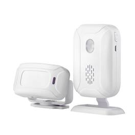 Cluzine - Wireless PIR Motion Sensor Standard Doorbell, 5 Modes, Welcome Chime, Home Security Alarm