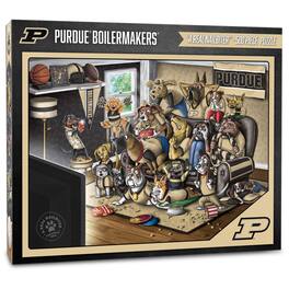 YouTheFan - Purdue Boilermakers Purebred Fans 18'' x 24'' A Real Nailbiter 500-Piece Puzzle - Multicolor