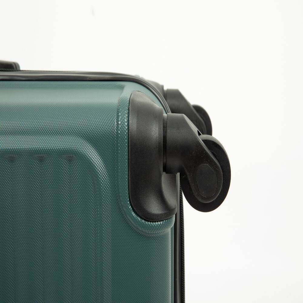 Alt View 6. Ropilly - Ropilly 3 Piece Luggage Set Green Hardshell Suitcase with Wheels - Green.