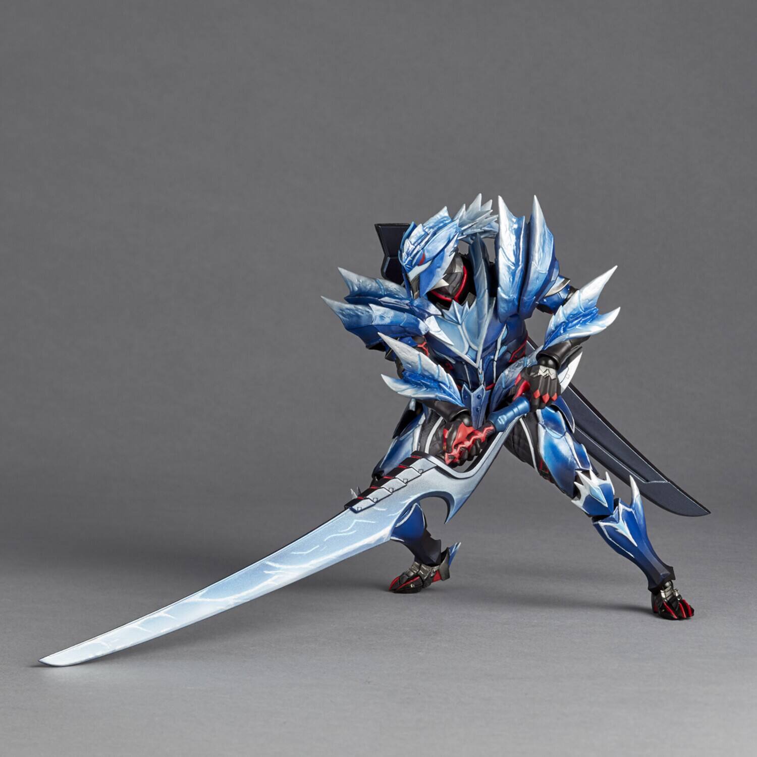 Alt View 2. PopMarket - Kaiyodo - Monster Hunter - Revoltech Amazing Yamaguchi - Lunagaro Armor Hunter Action Figure   - COLLECTIBLES - Multicolor.